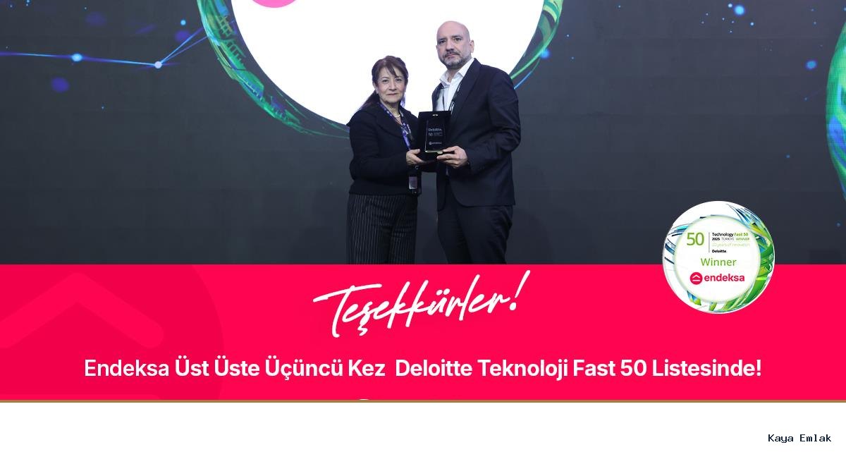 Kaya Emlak Üst Üste Üçüncü Kez Deloitte Teknoloji Fast 50 Listesinde!